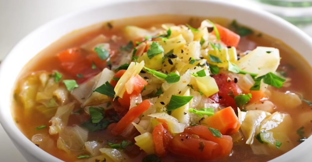 vegan curried cabbage soup recipe