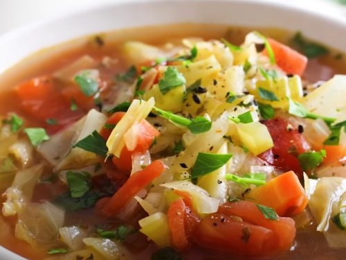 vegan curried cabbage soup recipe