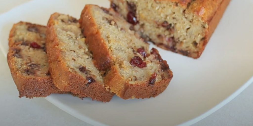 banana cranberry bread recipe