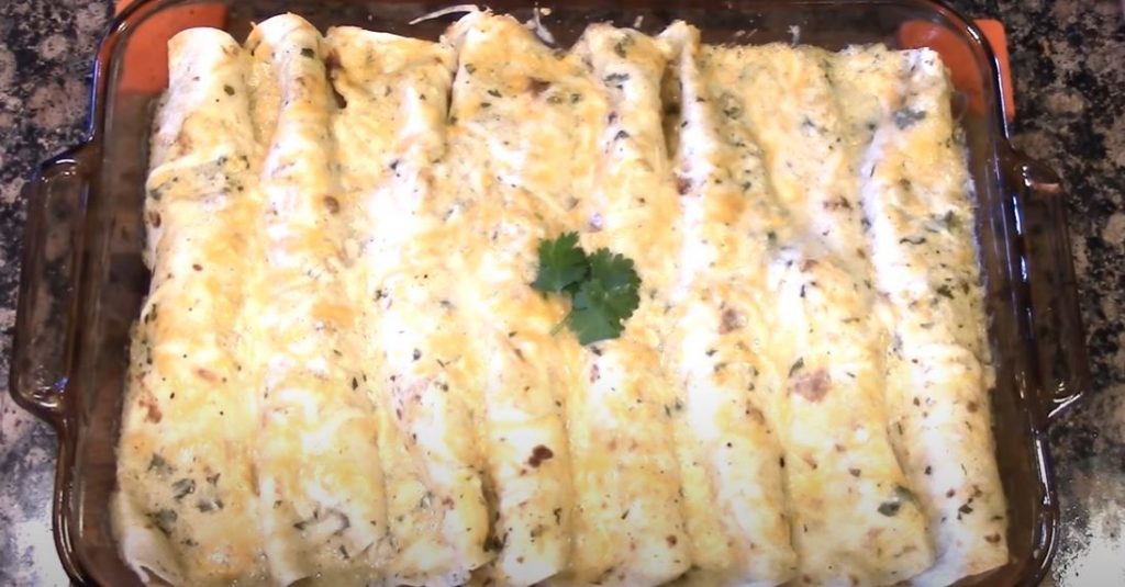 chicken & avocado enchiladas recipe