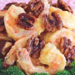 shrimp and broccoli with honey-walnut sauce recipe