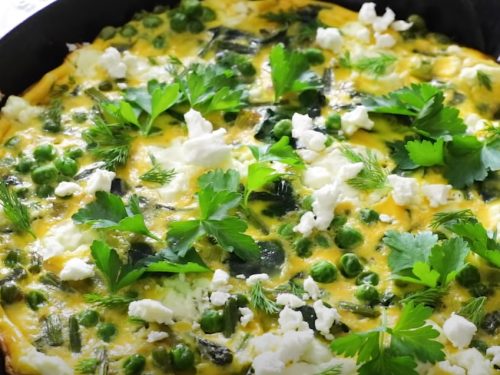 asparagus and bok-choy frittata recipe