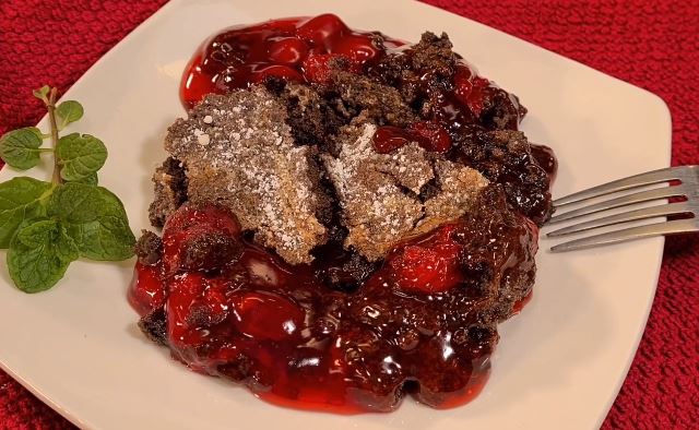 cherry chocolate dump cake recipe