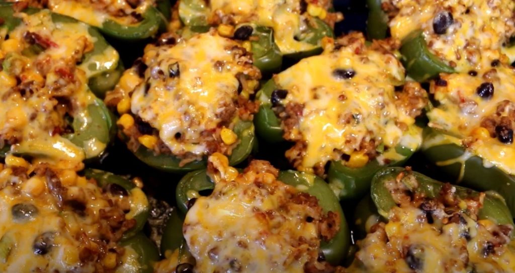 turkey taco stuffed bell peppers recipe