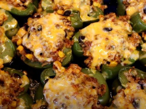 turkey taco stuffed bell peppers recipe
