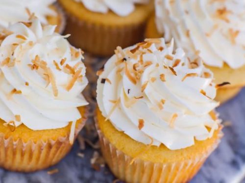 coconut cupcakes with coconut frosting recipe