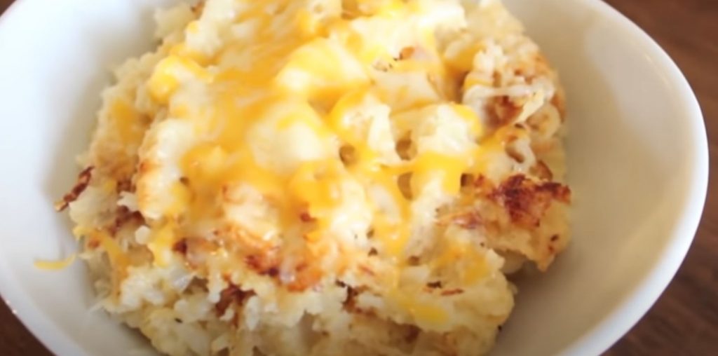 mashed cauliflower bake recipe