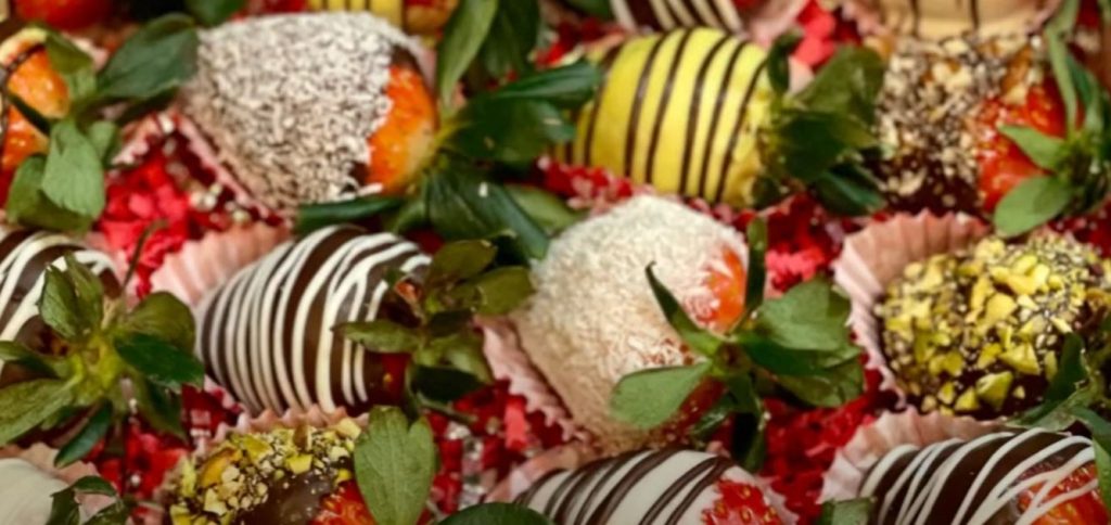 nutty chocolate covered strawberries recipe