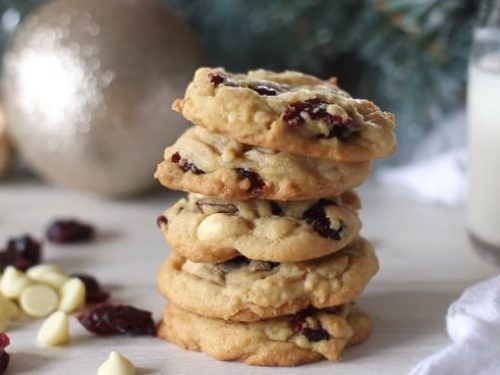 simple cranberry cookies recipe