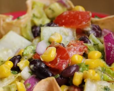 tortilla bowl southwestern salad recipe