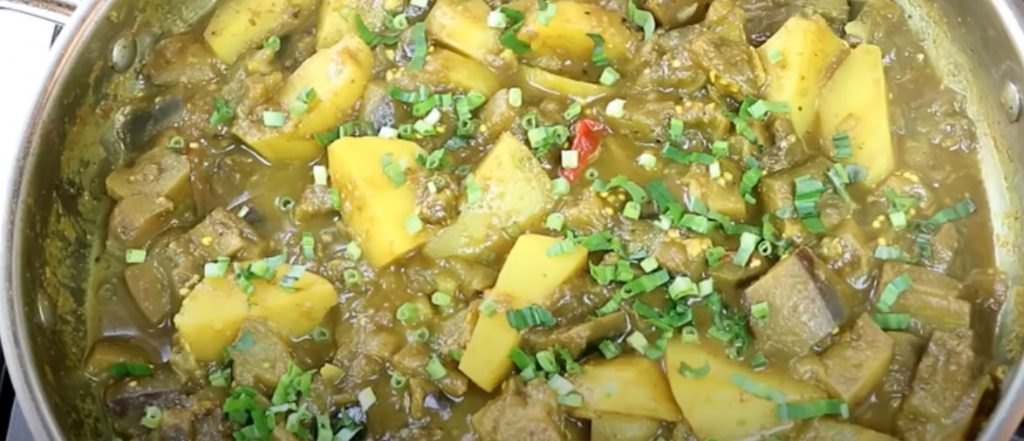 eggplant and potato curry recipe