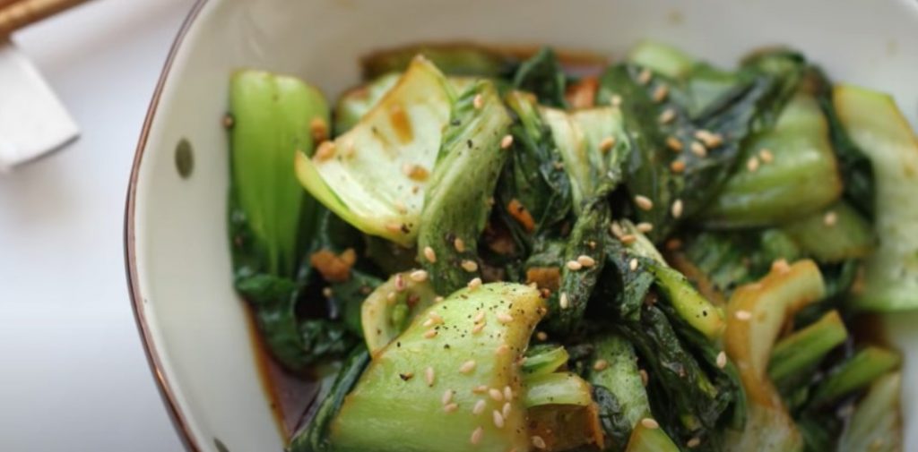 stir fry sesame ginger bok choy recipe