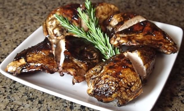 grilled chicken with balsamic barbecue sauce recipe