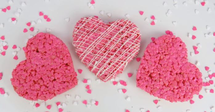 rice cereal treat candy hearts recipe