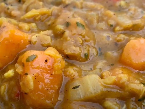 sweet potato lentil curry recipe