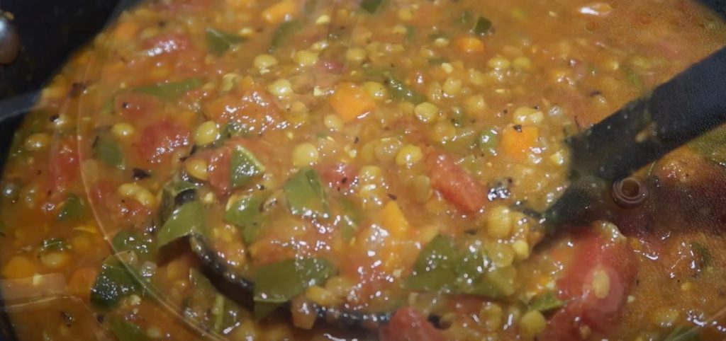 lentil soup with broccoli rabe recipe