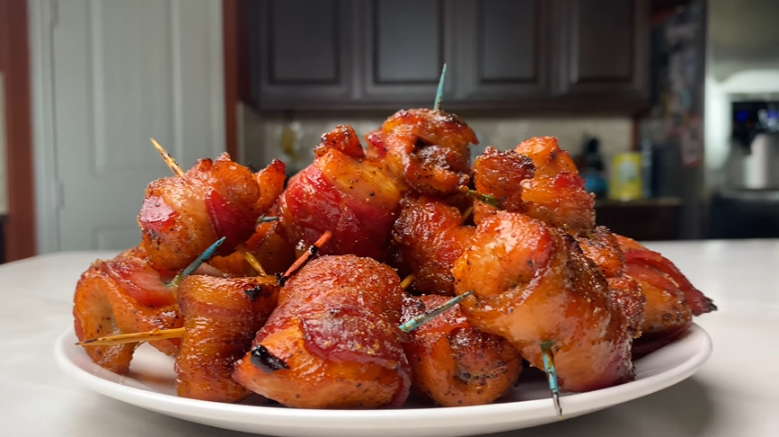 bacon brown sugar chicken bites recipe