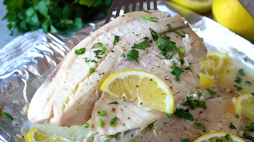baked and poached tilapia recipe