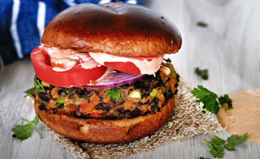 Meatless Black Bean Burger Recipe