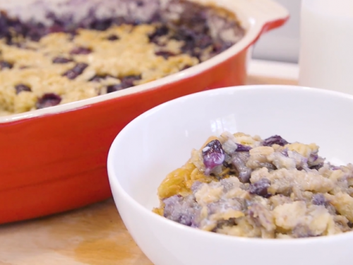 blueberry pecan baked oatmeal recipe