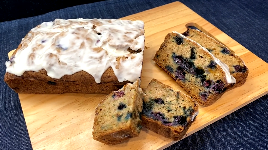 blueberry zucchini bread with oatmeal and walnuts recipe