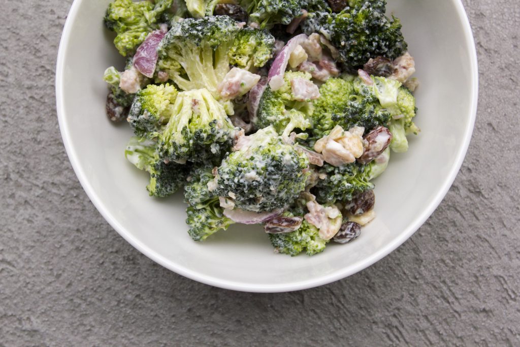 broccoli salad with horseradish dressing recipe