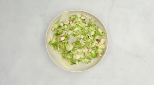 brussels sprouts salad with almonds recipe
