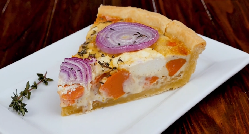 butternut squash quiche recipe