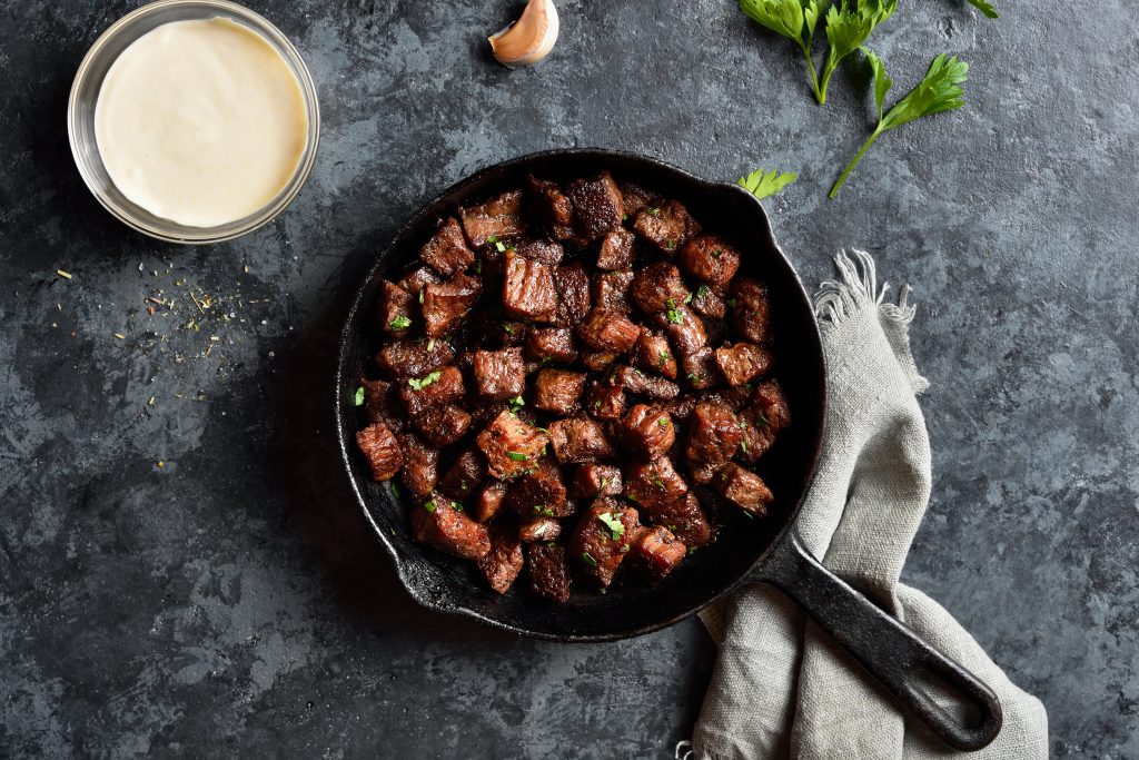 cajun butter steak bites recipe