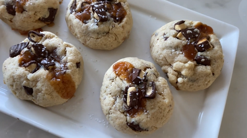 caramel molasses cookies recipe