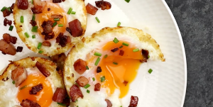 cauliflower hash brown egg cups recipe