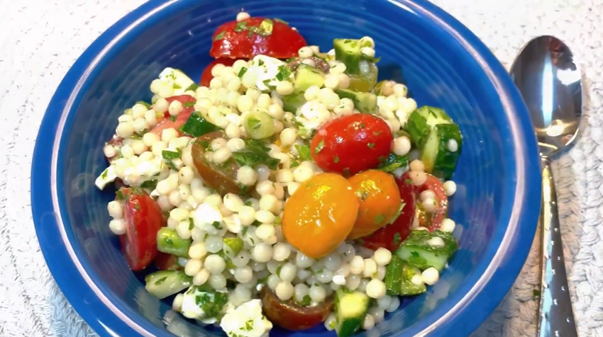 couscous with tomatoes and feta recipe