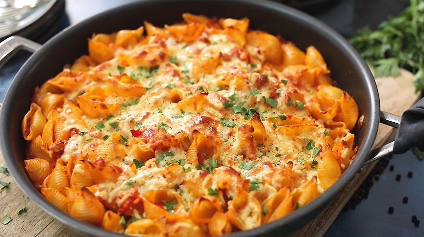 Creamy Tomato Pasta Bake Recipe 