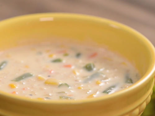 creamy vegetable soup recipe