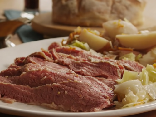 crock pot corned beef and cabbage on st. patty's day recipe