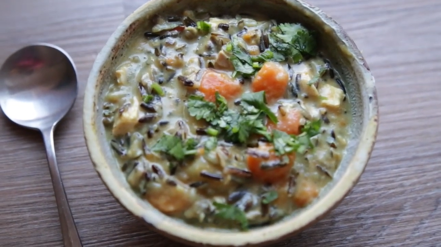 curried chicken and wild rice soup recipe