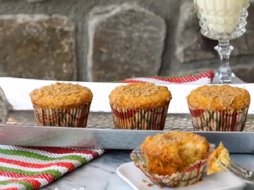 eggnog rum muffins recipe