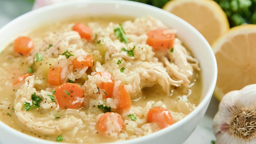 Escarole Soup with Chicken and Rice Recipe | Recipes.net