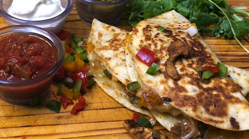 fajita chicken quesadilla recipe