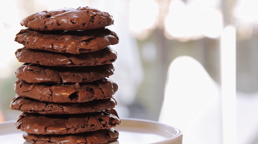 flourless chocolate chewy cookies recipe