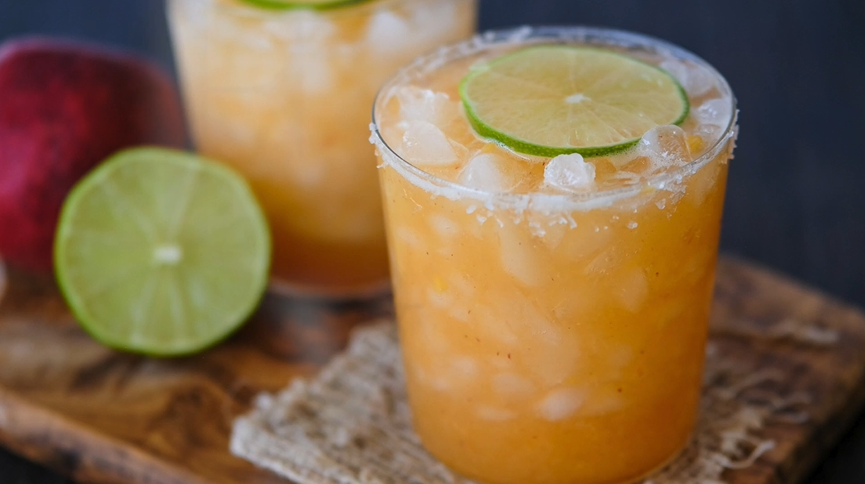 fresh peach margarita recipe