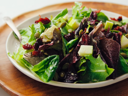 green salad with cranberries and pepitas recipe