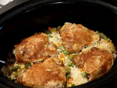 Hearty Crockpot Chicken and Rice Recipe