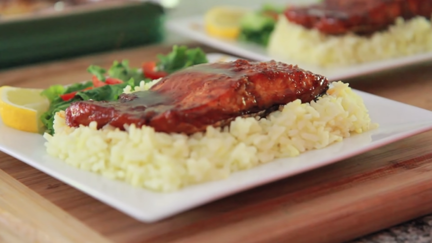 honey teriyaki salmon recipe