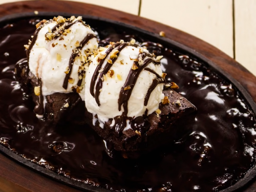 hot and cold sizzling brownie recipe