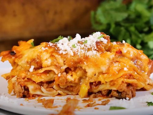 Vegetarian Mexican Lasagna Recipe