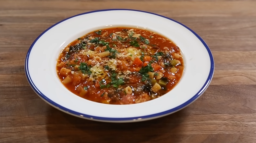 minestrone with sole recipe