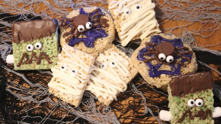 monster rice krispie treats recipe