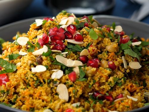 moroccan couscous with roasted vegetables recipe