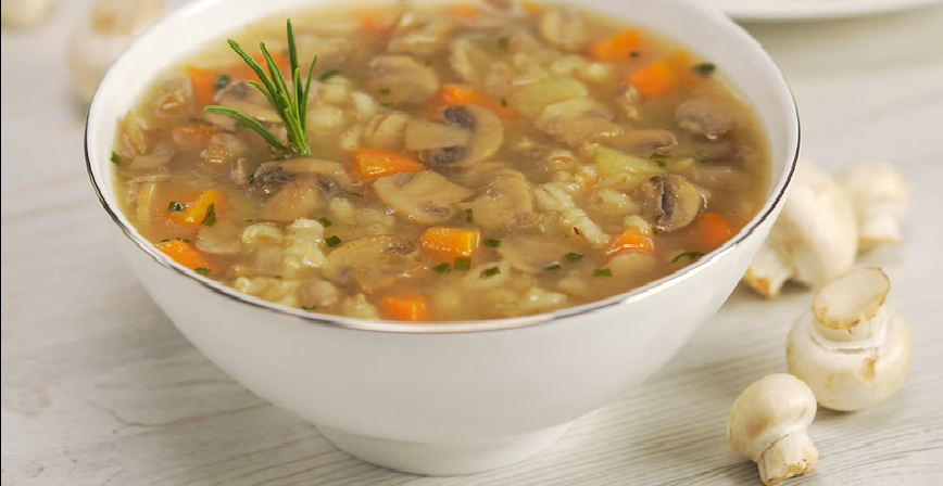 mushroom and barley soup recipe